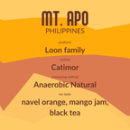 Mt Apo - Anaerobic Natural - Loon Family