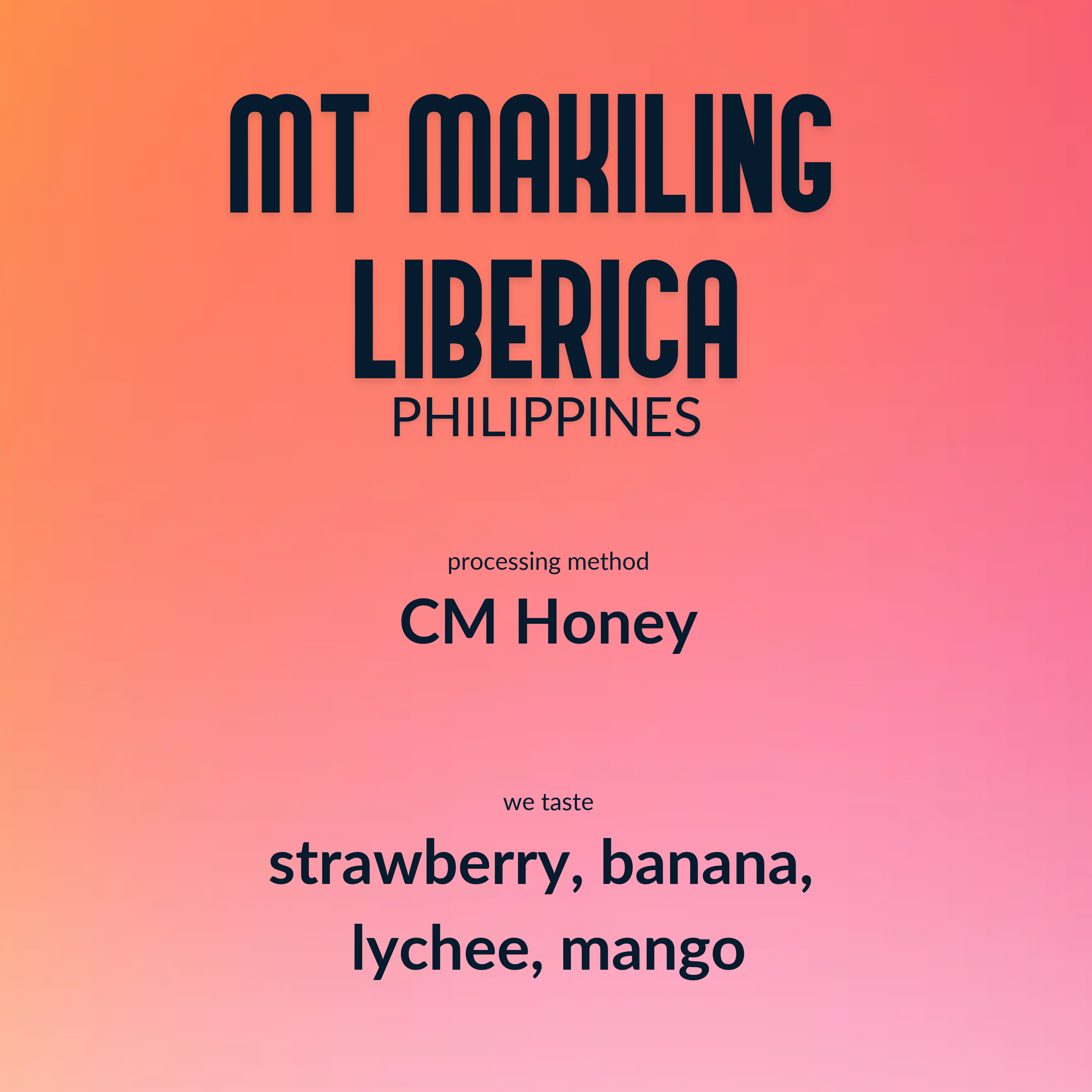 Mt Makiling Liberica - CM Honey
