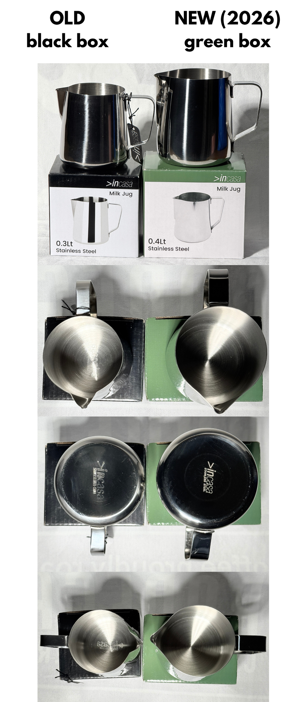 Incasa Stainless Steel Milk Pitcher