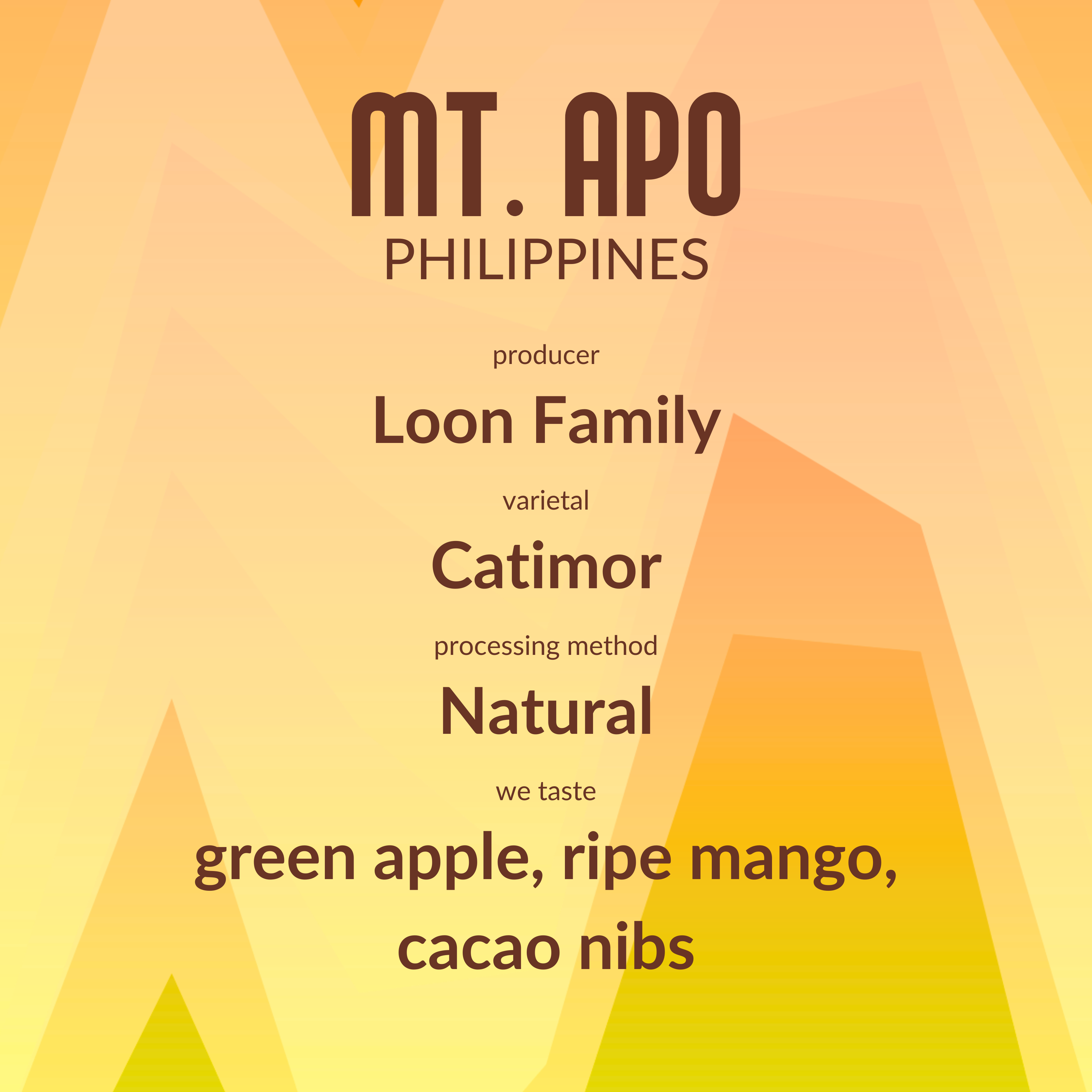 Mt Apo Natural Loon Family